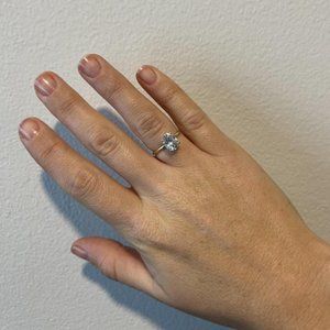 2.25ct Oval Charles & Colvard Forever One Moissanite Solitaire